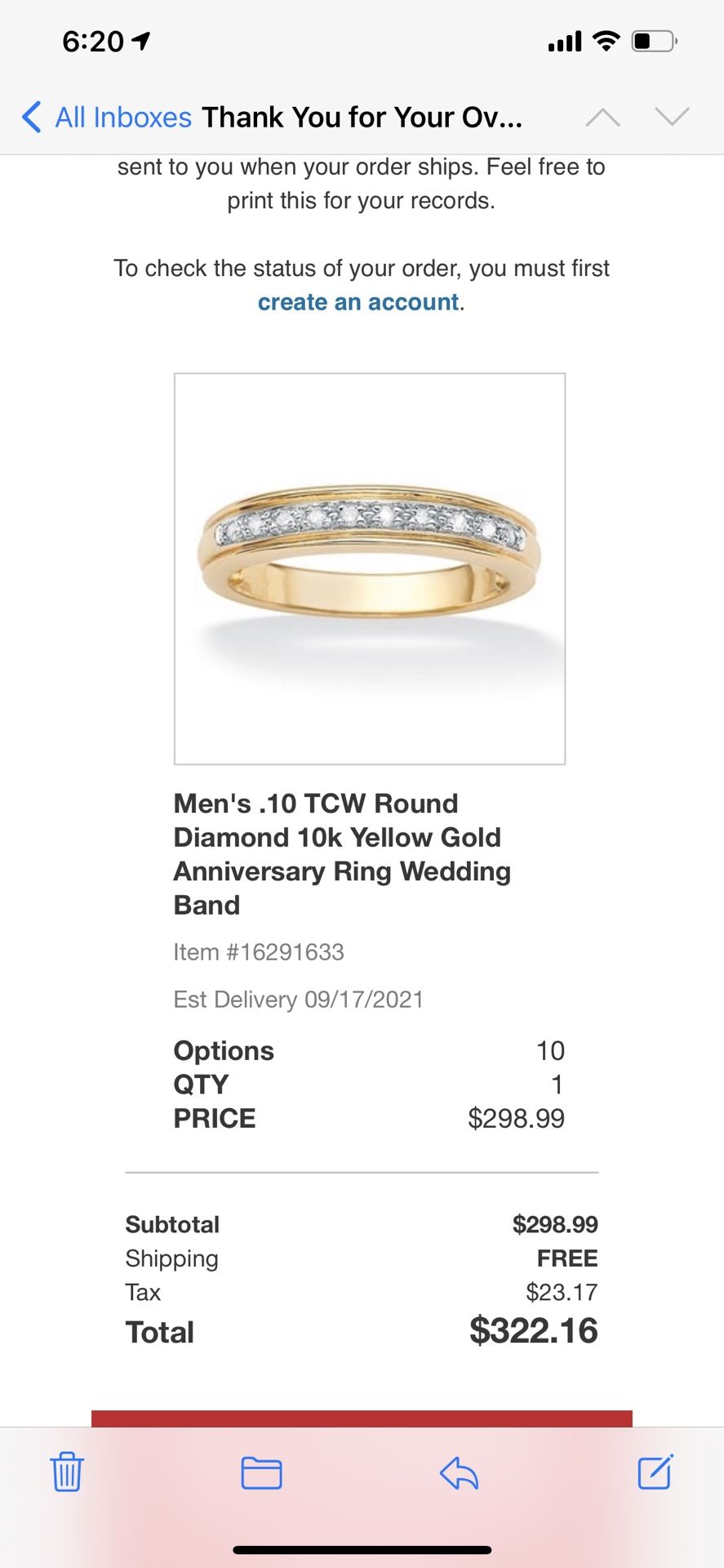 Wedding Band Gold