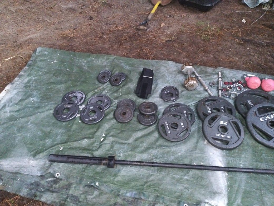 Cap weight set