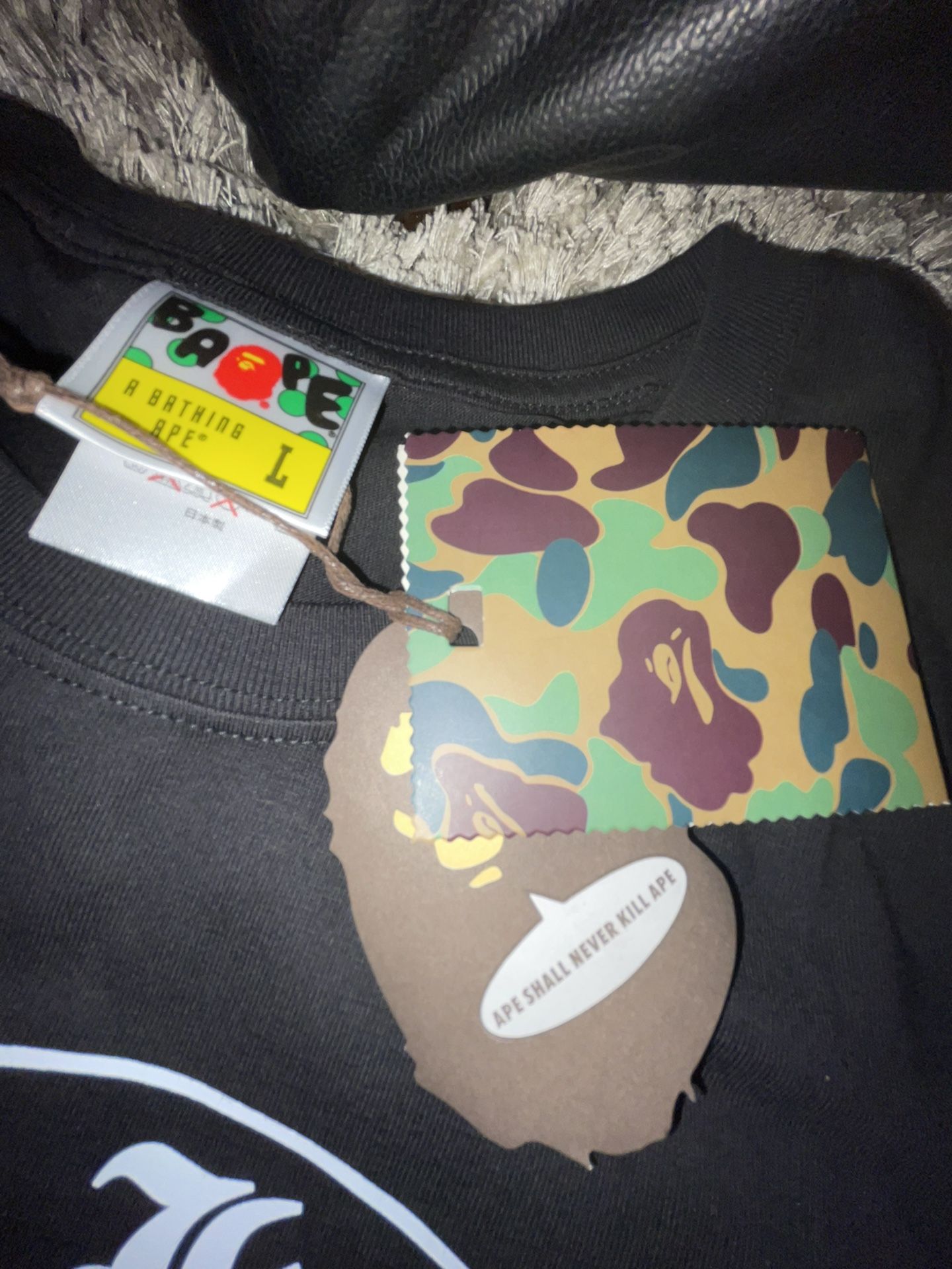 *AUTHENTIC* Chrome Heart X Bape Collab Tshirt Size Large