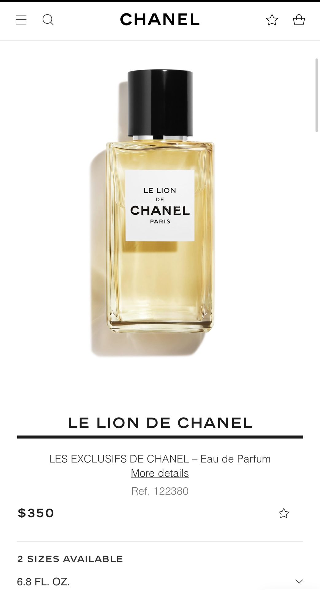 LE LION DE CHANEL Perfume
