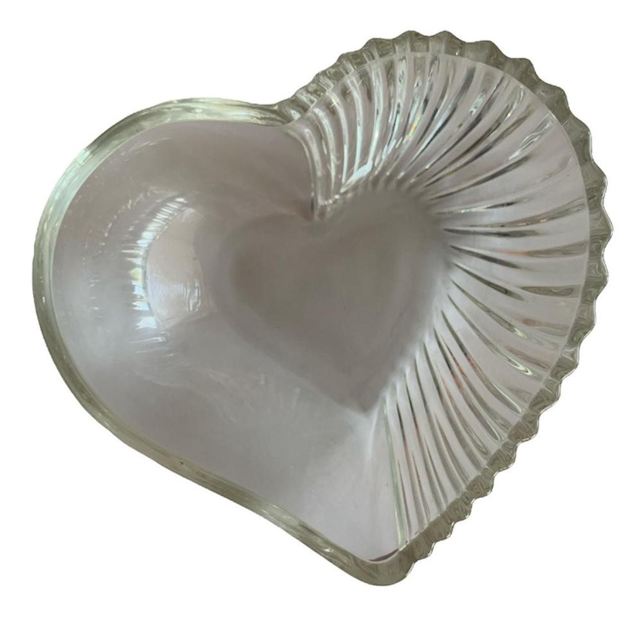Glass heart for Jewelry, Crystals, Healing Stones Etc 