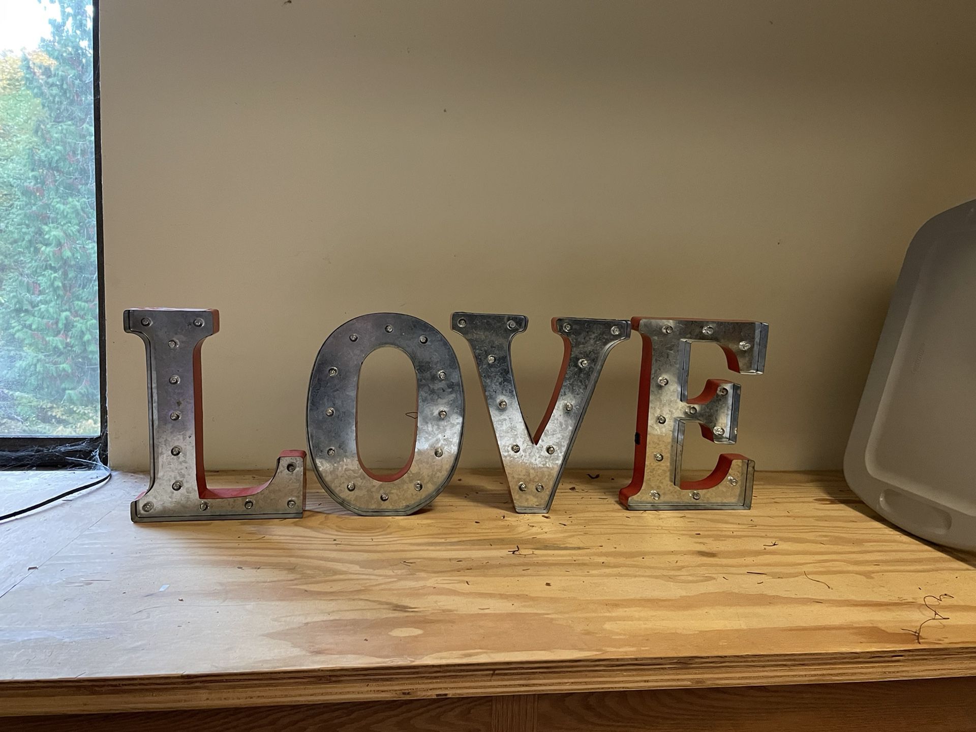 LOVE Marquee Lighted Sign
