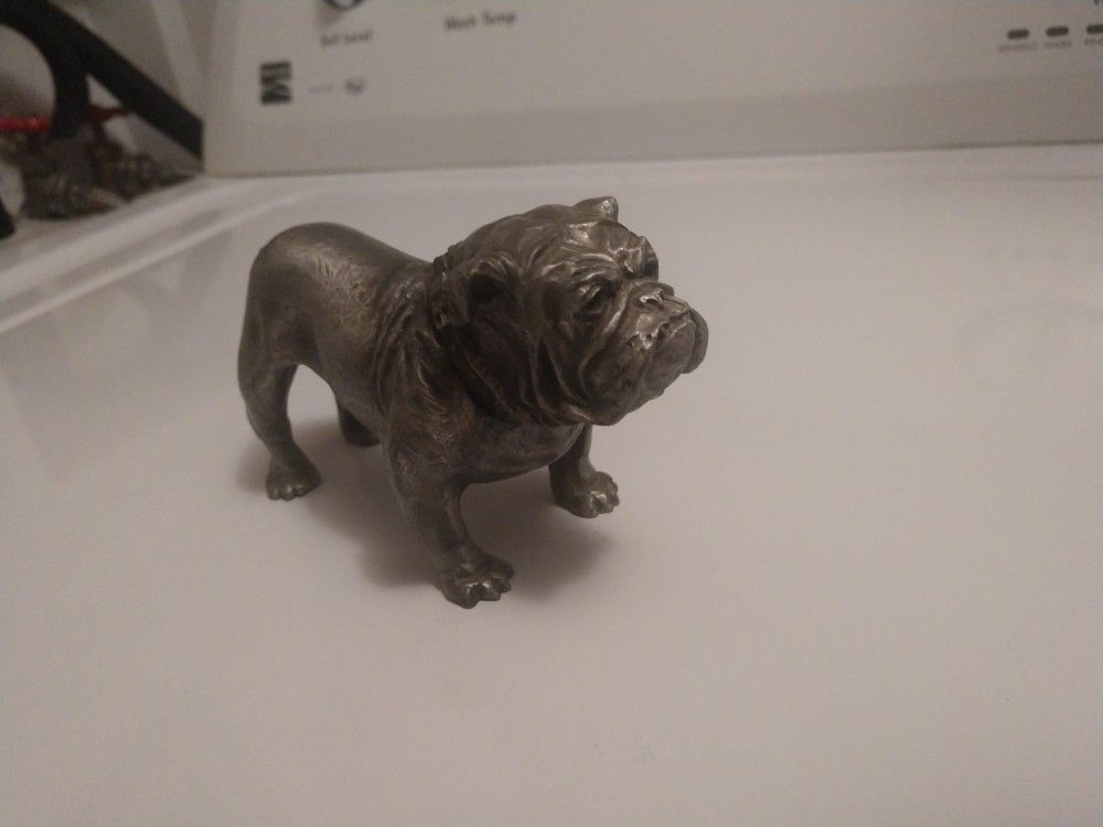 Hudson pewter Phillip kraczolaski bulldog 1970