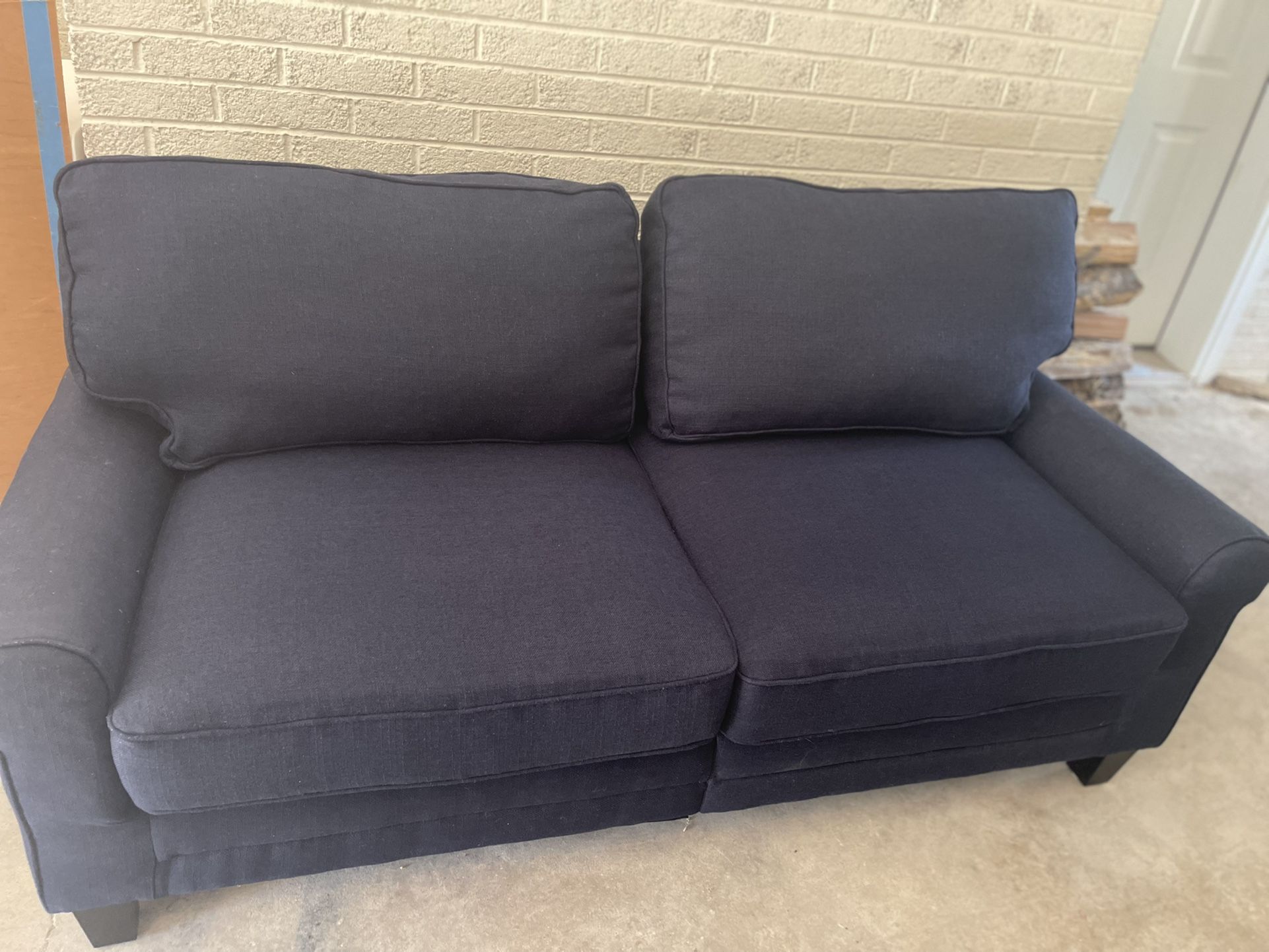 Beautiful Navy Blue Couch