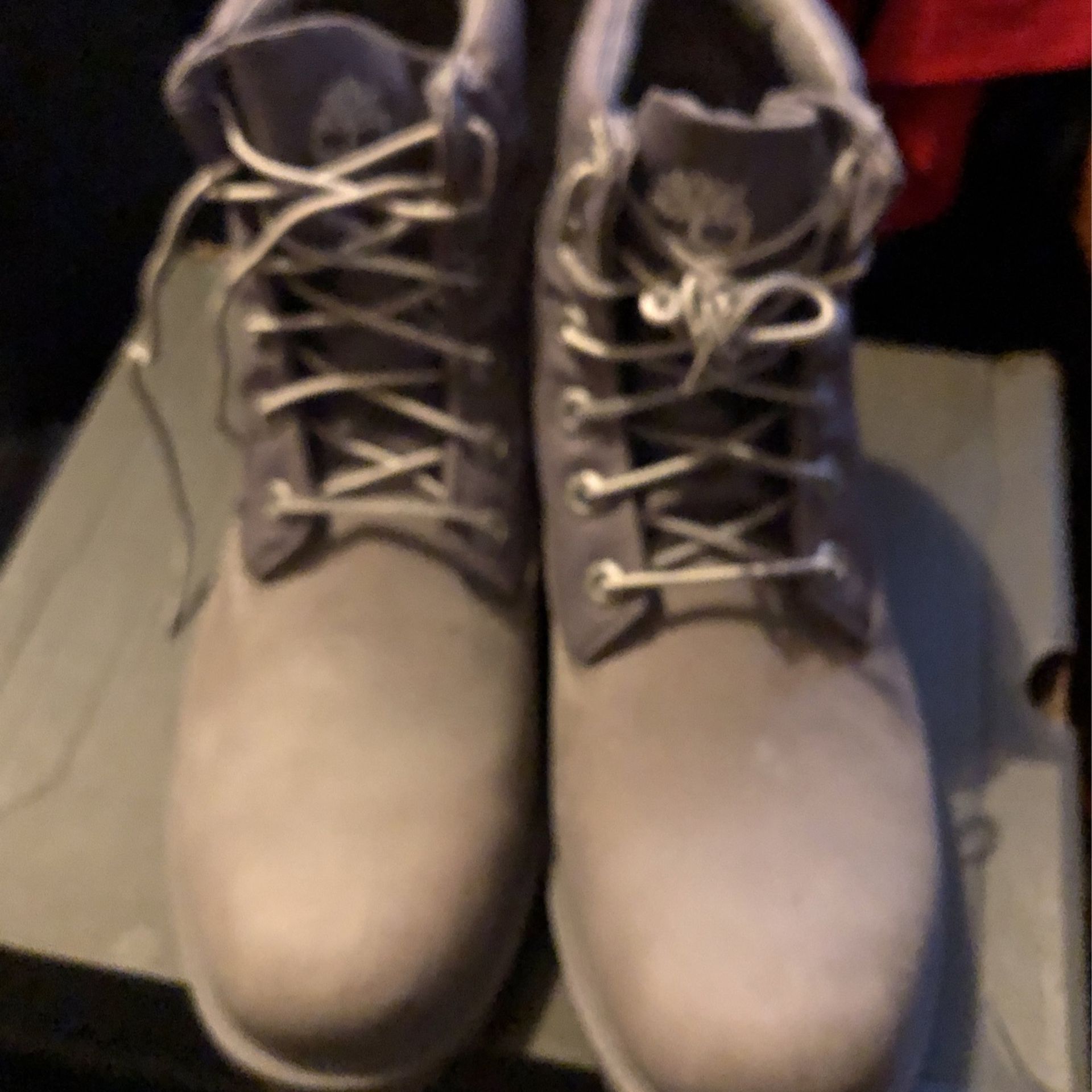 Grey Timberland Boots