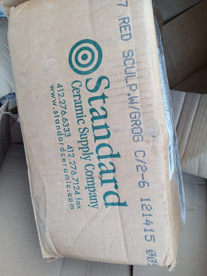 Standard Ceramic 547 Red Sculpture Clay