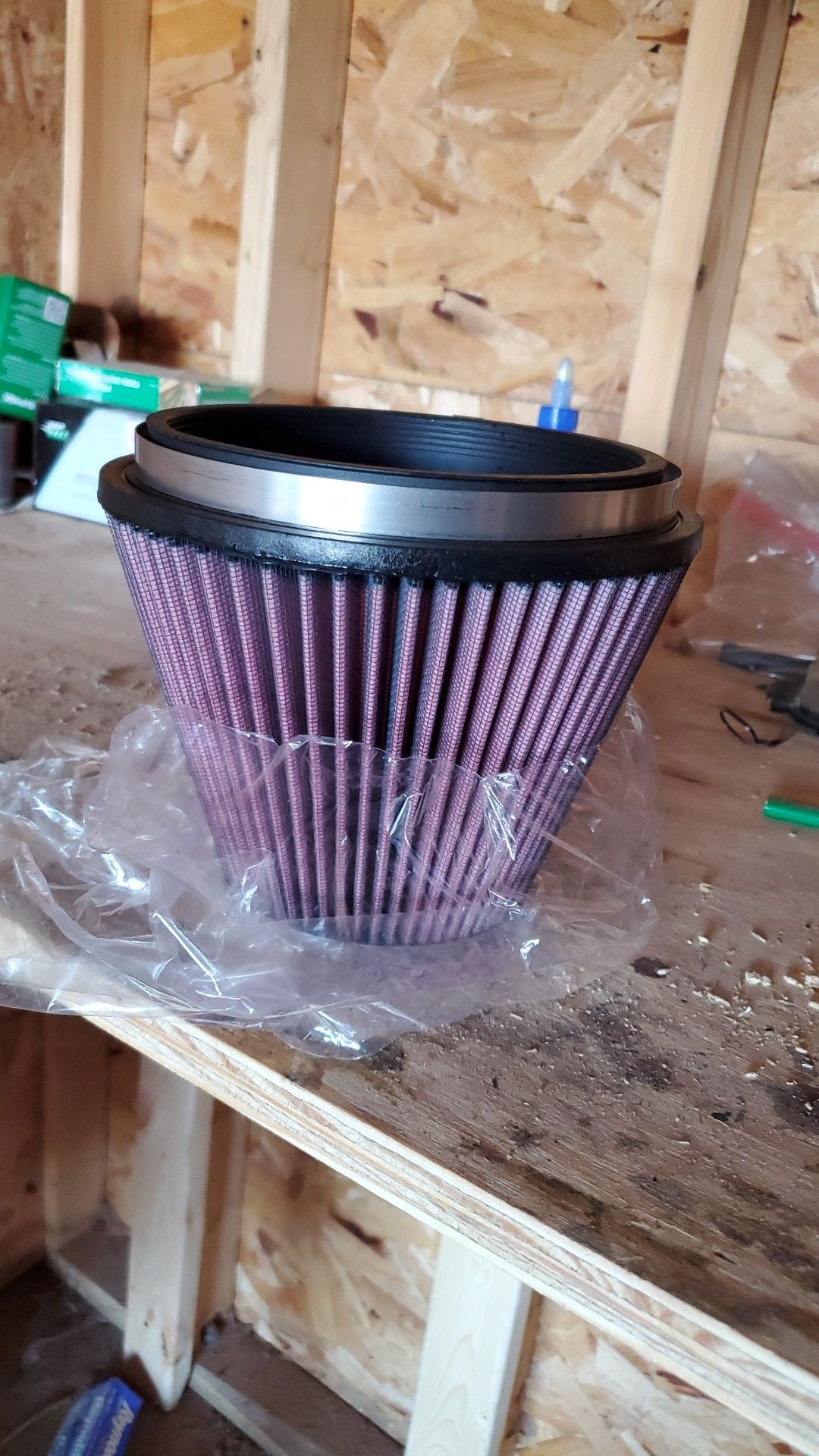 K&N 6" washable air filter