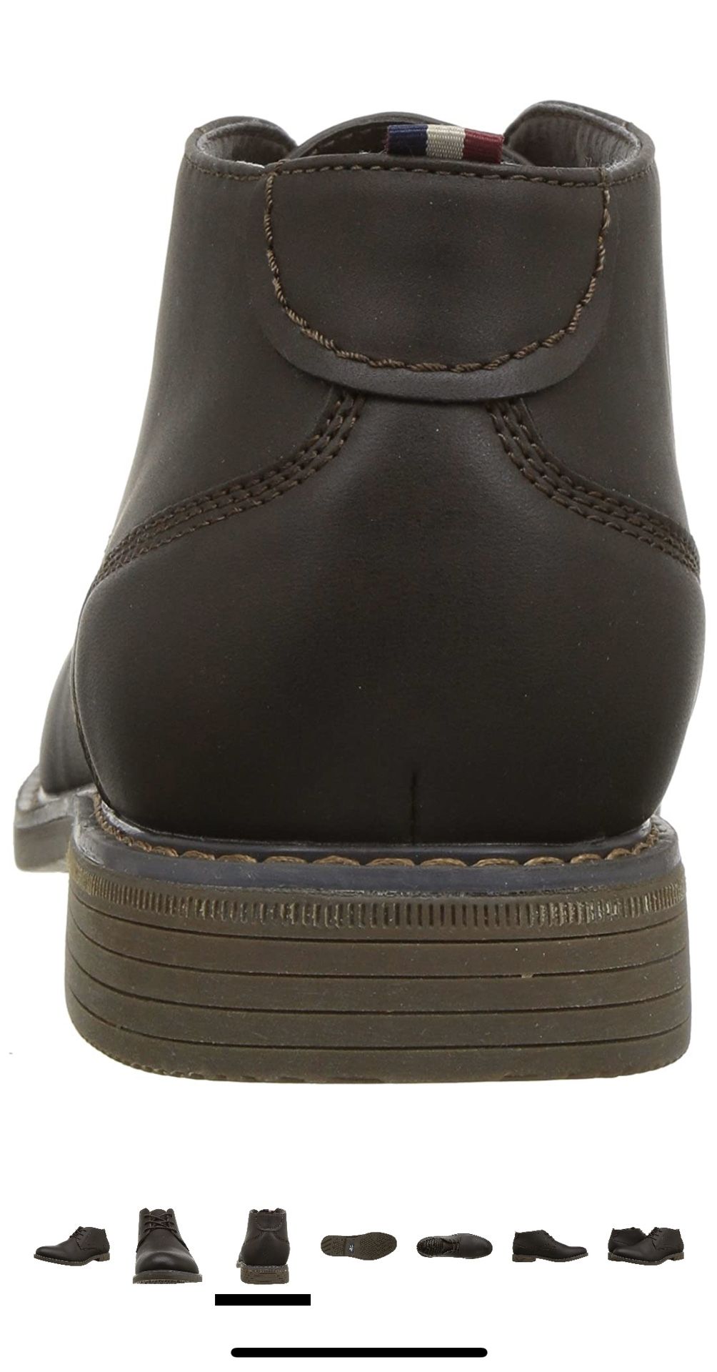 IZOD Men's Inwood Gaucho Chukka Faux Leather Boots NEW
