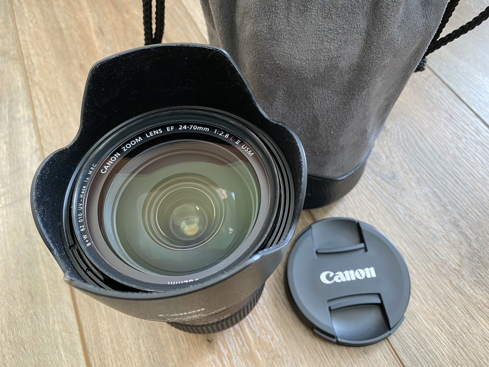 Canon EF 24-70mm F/2.8L II USM Prime Lens With B+W UV