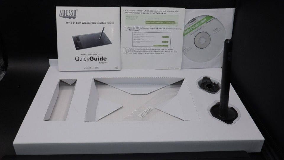 CyberTablet T12
10 x 6 in. Widescreen Graphic Tablet