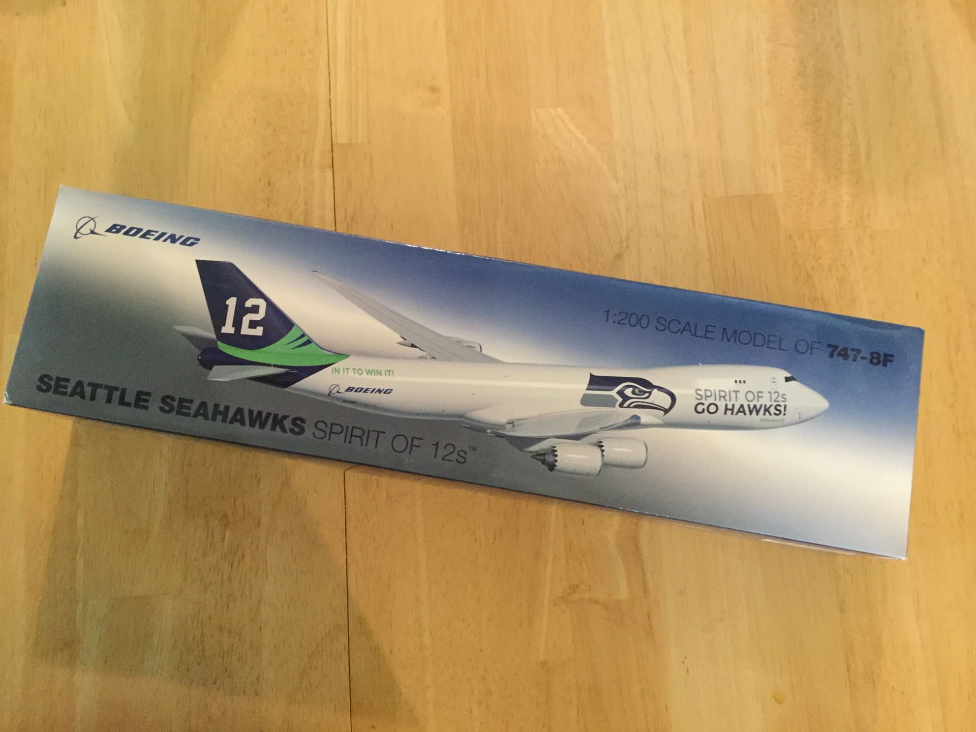Details about   1/200 Hogan Boeing 747-8F Seattle Seahawks the original model 