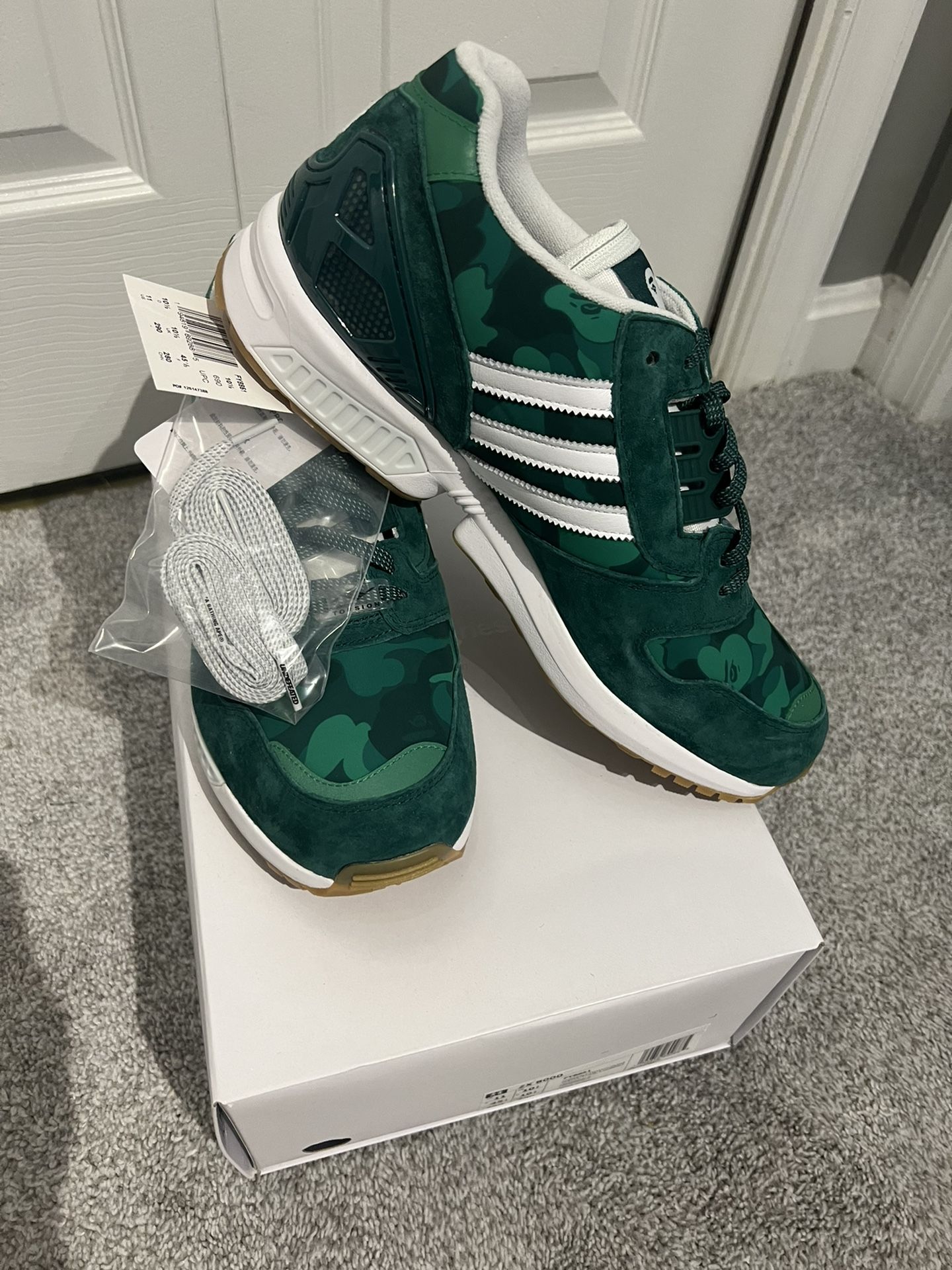 Bape X Adidas Sz.11 W/receipt