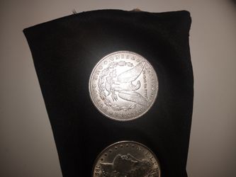 1884 And 1888 Morgan Silver Dollars  Thumbnail