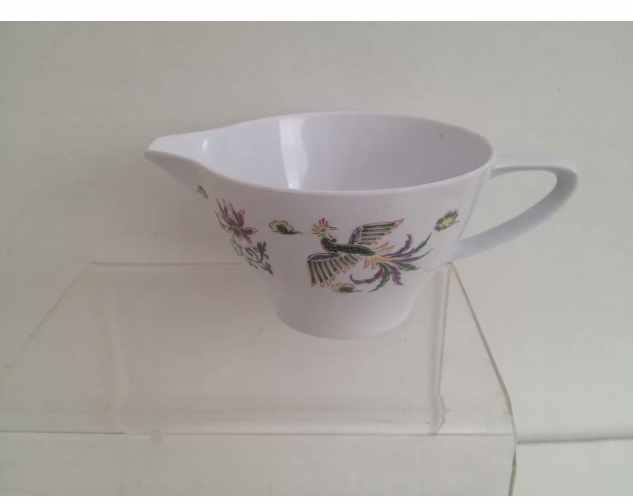 Vintage Noritake Melamine Cups And Creamer Vintage Bird Design