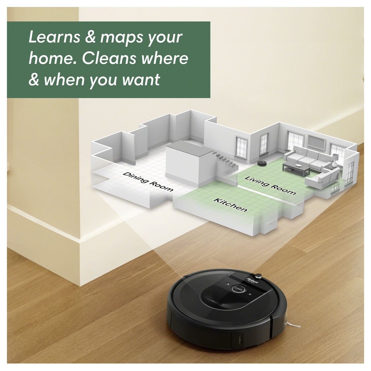 IRobot Roomba I7+ WiFi Self-Emptying Smart Mapping 