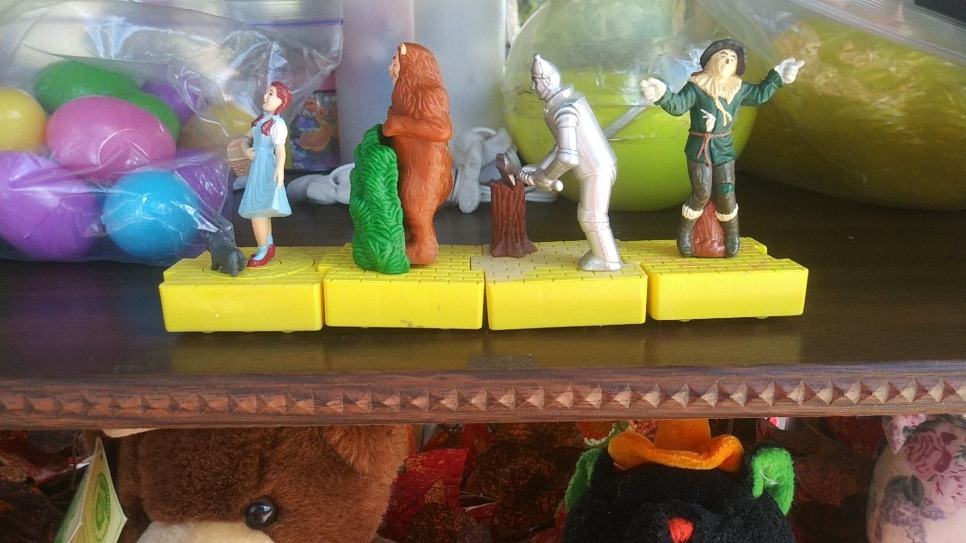 1997 Wizard Of Oz Plastic Movable Character Toys