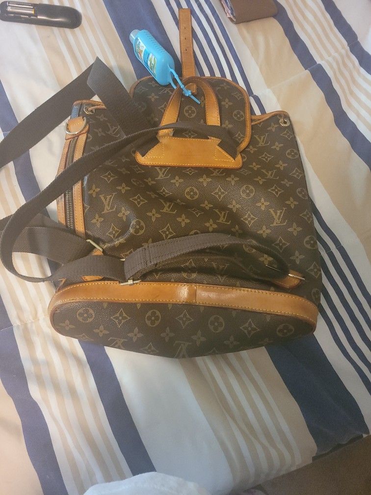 Louis Vuitton Bosphore Backpack Canvas Leather