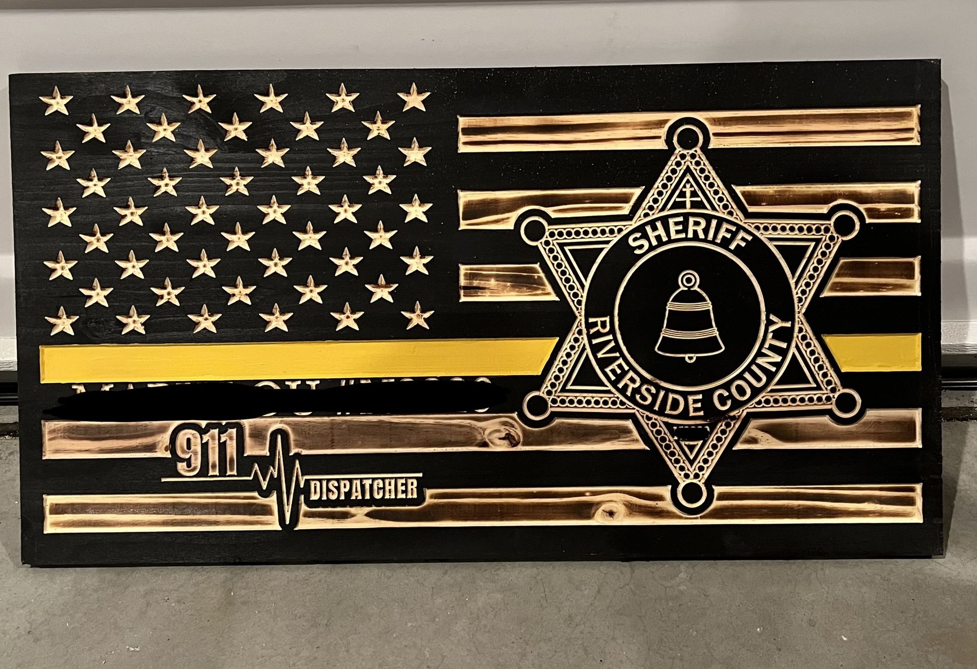 Custom Wood Flags