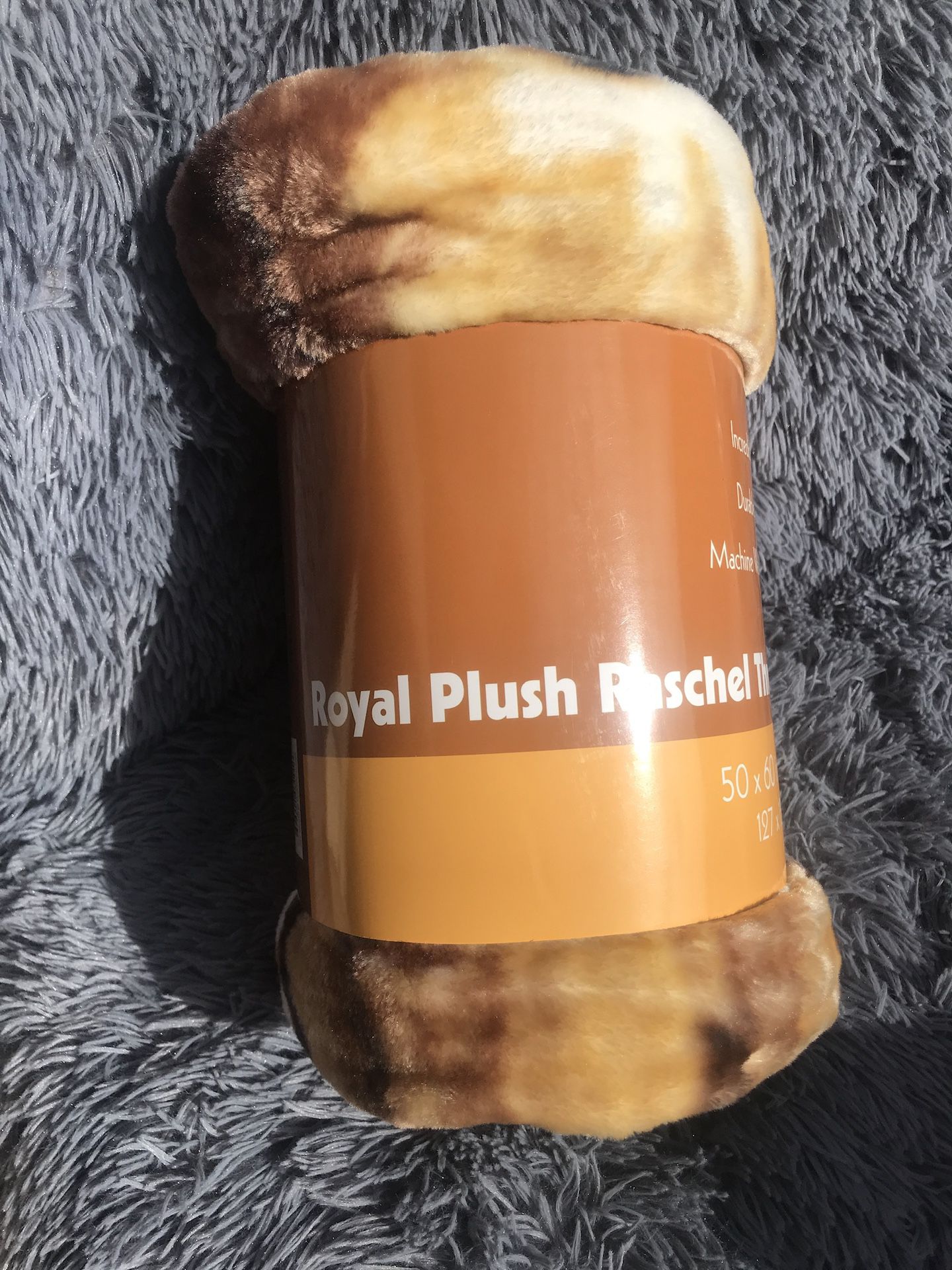 Blanket-Royal Plush Raschel Blanket Soft throw Kitties 50" x 60" / 127x152cm