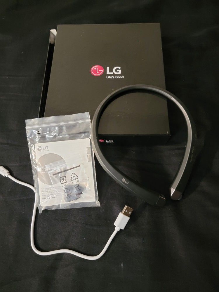 LG Tone Infinum Bluetooth Headset Black