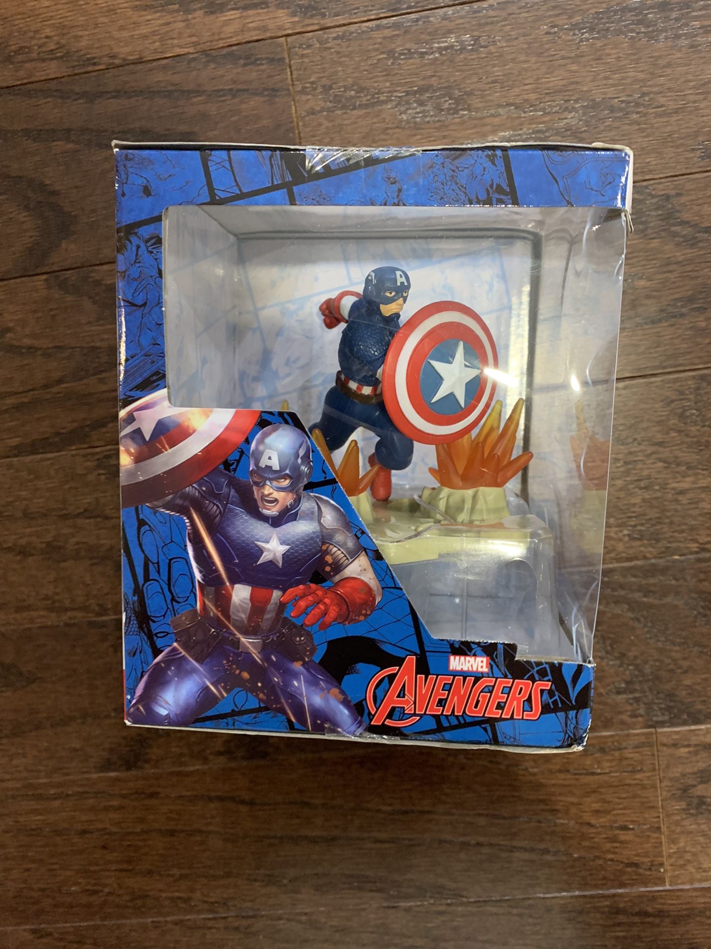 Zoteki Connect & Create Diorama Marvel Avengers CAPTAIN AMERICA NIB MINT RARE!!