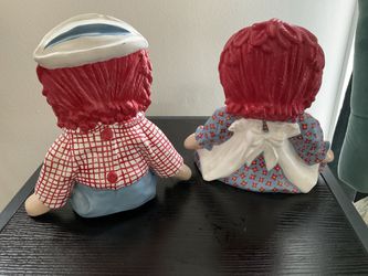 Raggedy Ann & Andy Bookends Thumbnail
