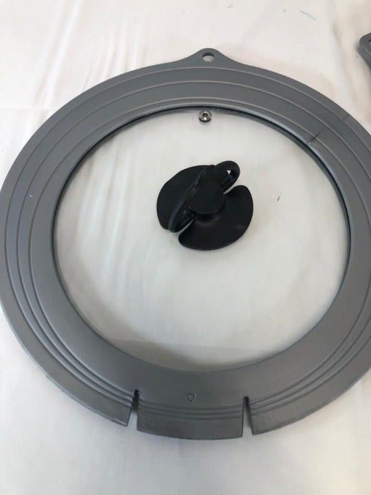 Set of 2 Universal Glass Draining Lids