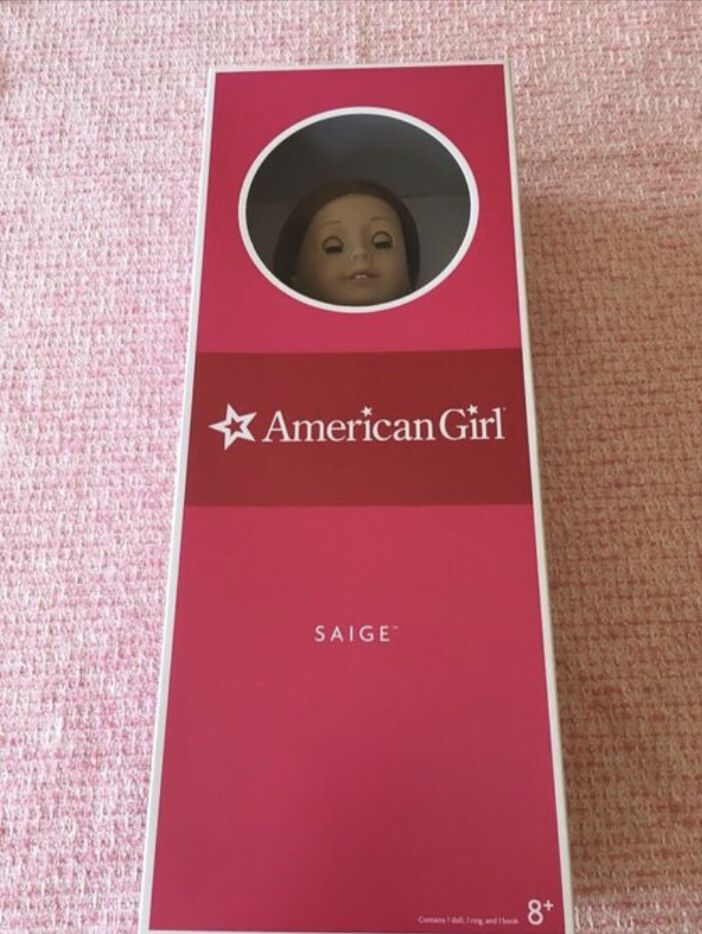 American Girl Doll Saige - Brand New In Box Complete - Girl Of The Year 2013