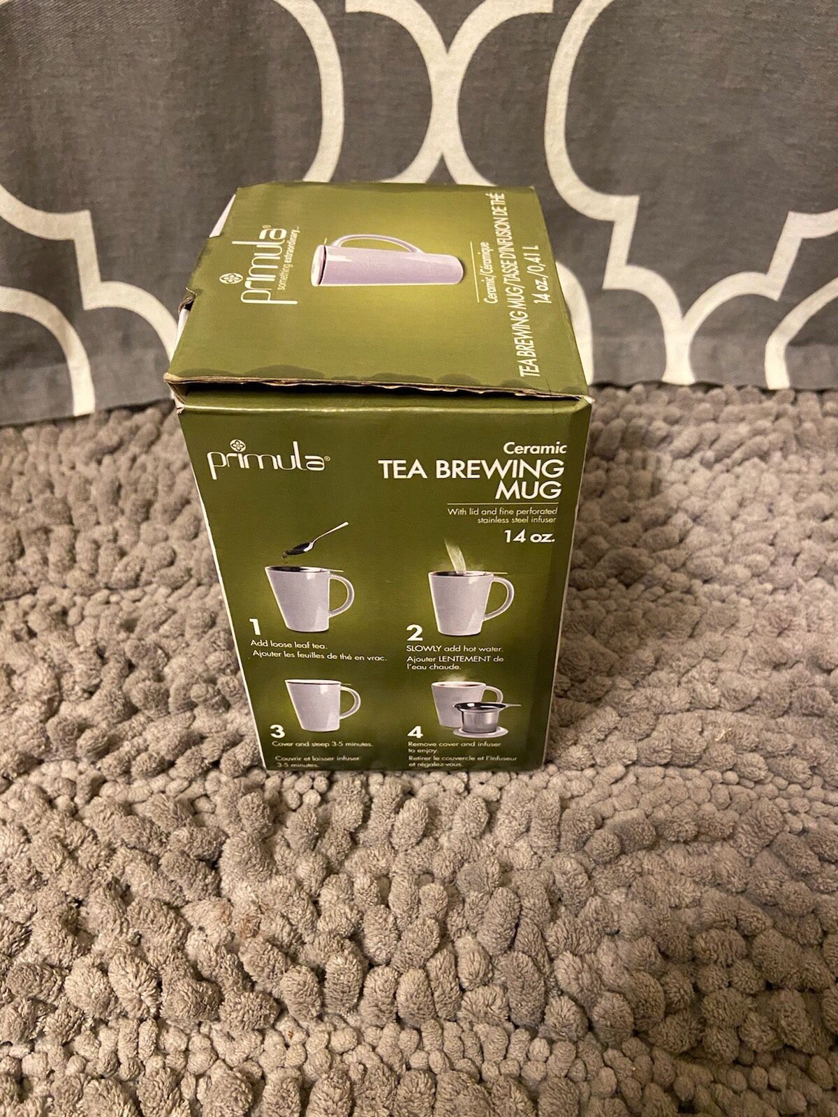 Brand new Primula tea brewing mug and accessories