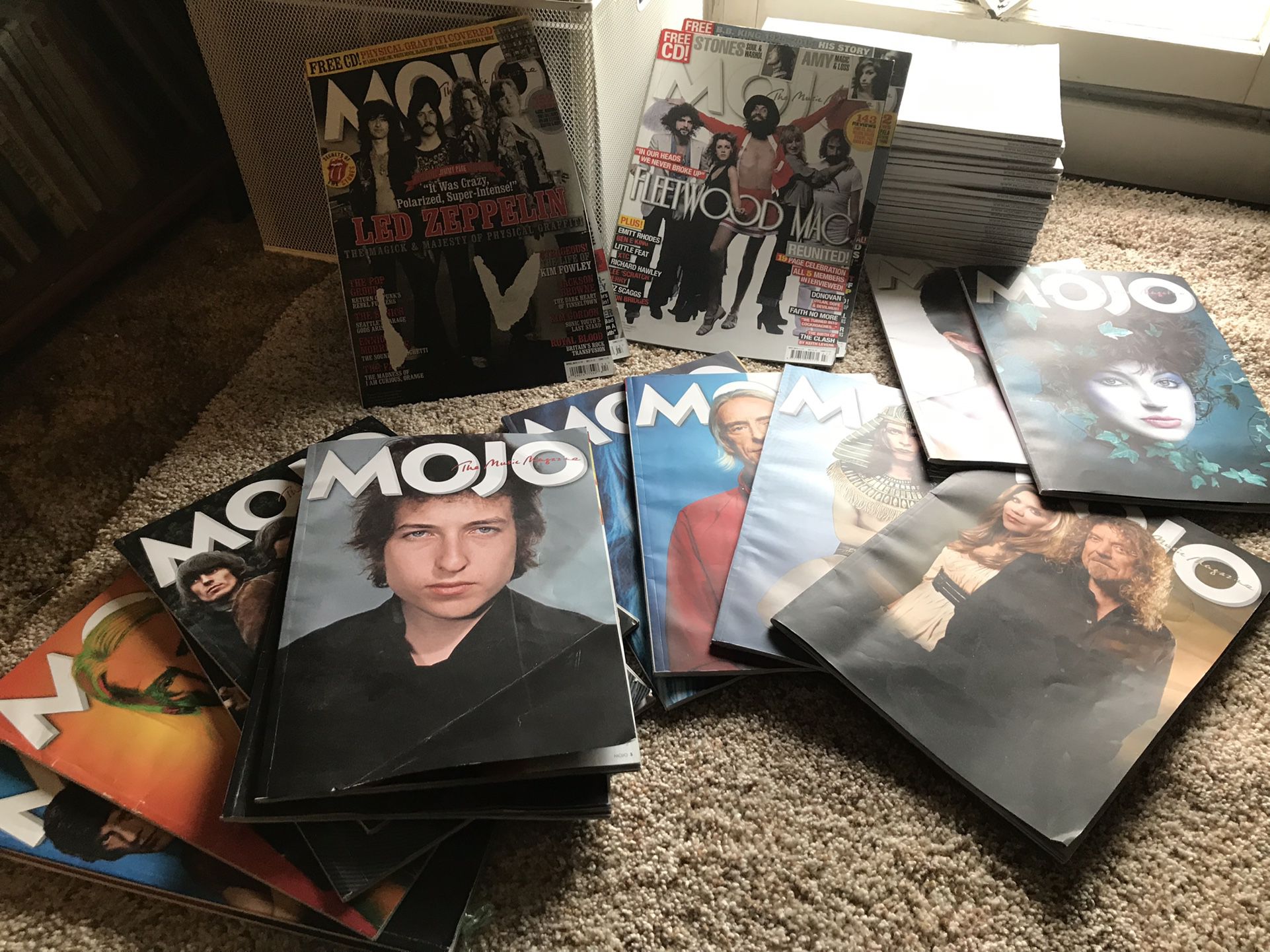 50+ Back Issues Of MOJO Music Magazine / Great Classic Rock Info