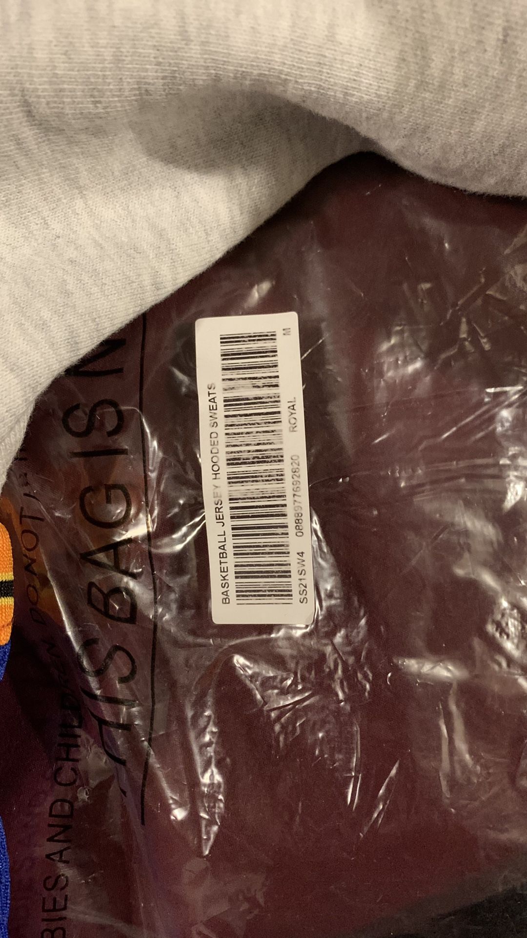 Supreme Jersey Hoodie