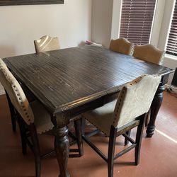 Kitchen Table Counter Height With 6 Chairs Thumbnail