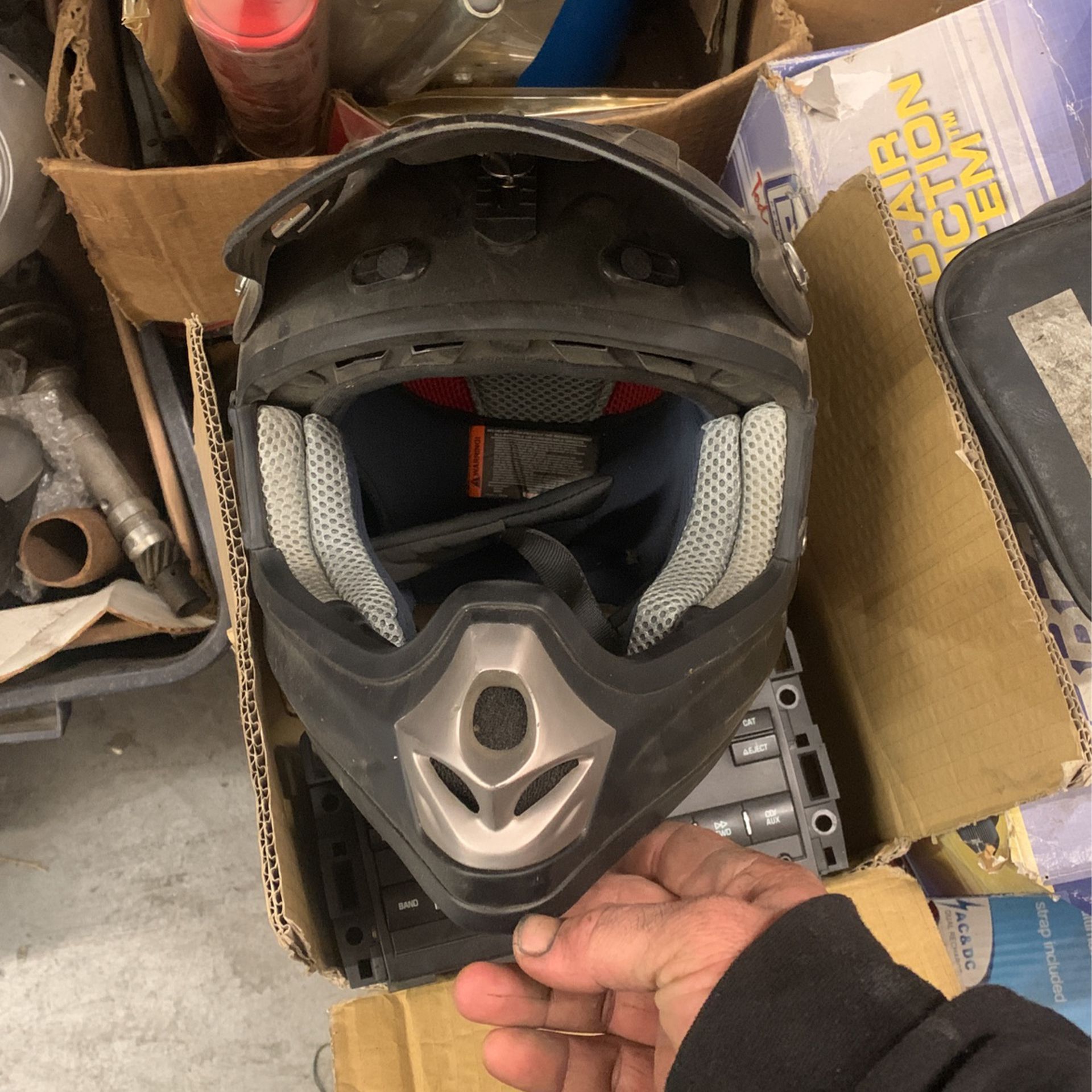 Multiple Dirt Bike Helmets Medium And XL
