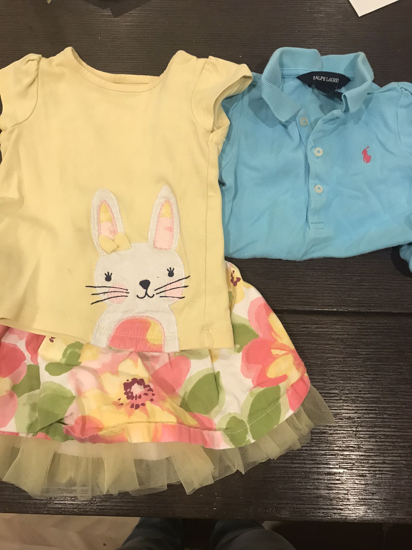 18 month cute Easter Gymboree outfit & Ralph Lauren Dress