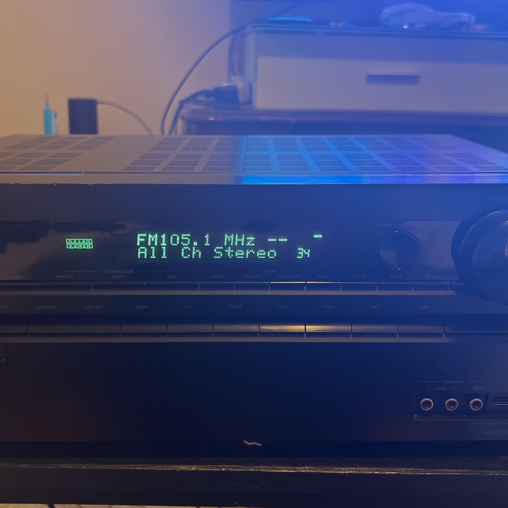 Onkyo TX NR509 5.1 Channel 180 Watt Receiver 