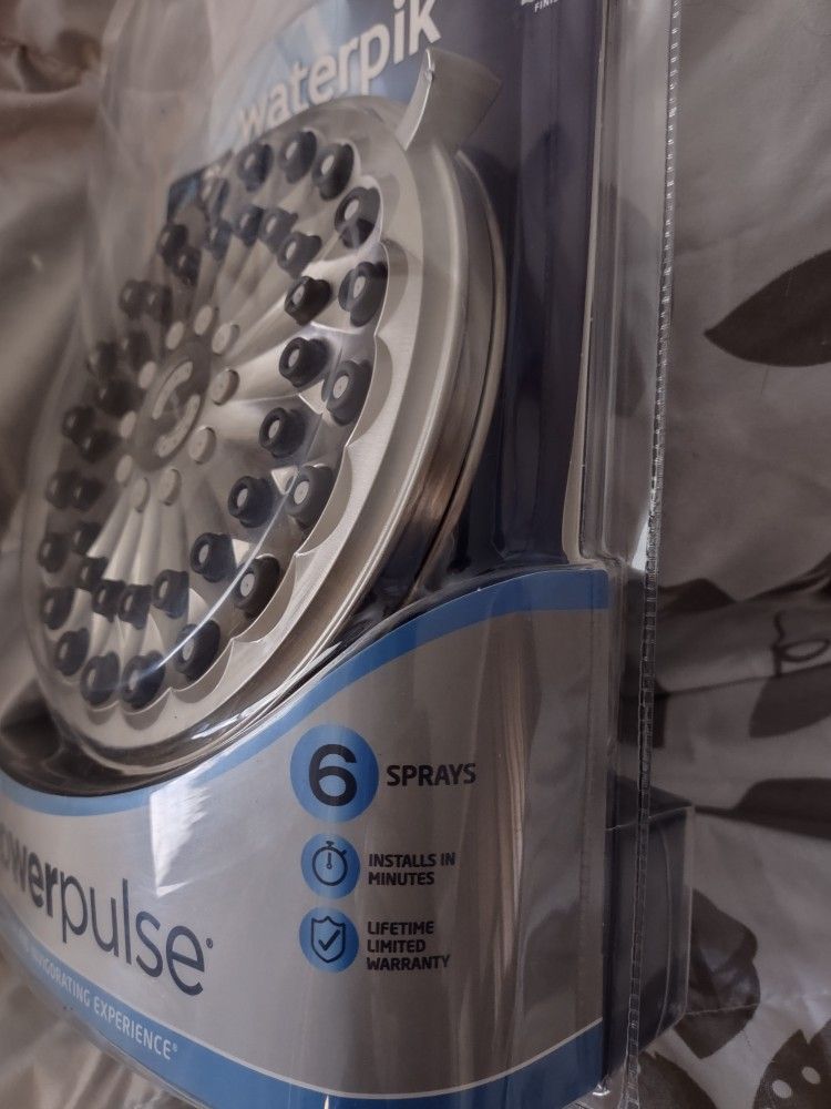 Waterpik Powerpulse 6 Spray Shower Head 6.8l/min