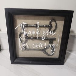 Shadow Box Key " Thank You For Coming " Party  Thumbnail