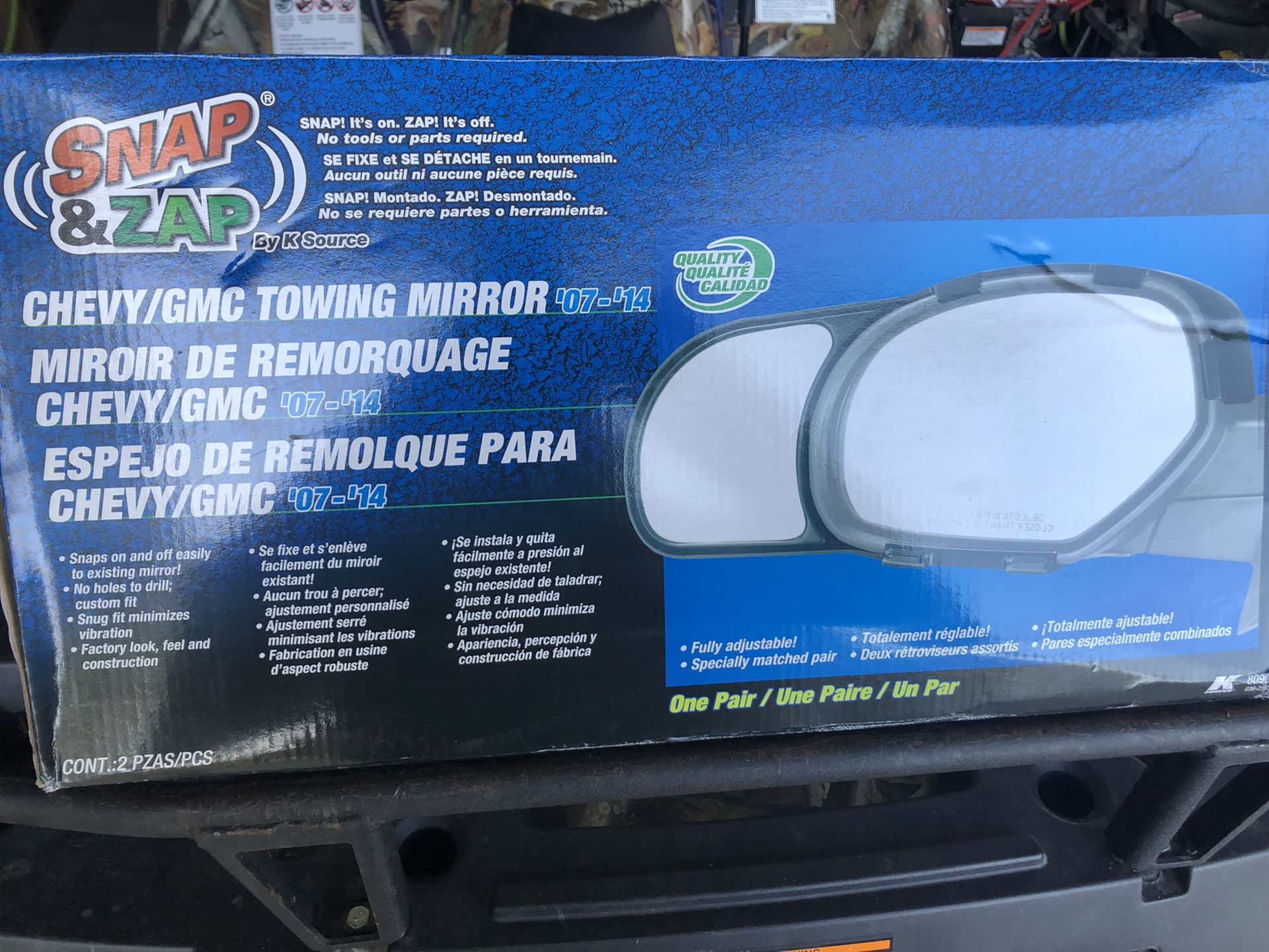 2007-2014 Chevy/gmc mirror extensions