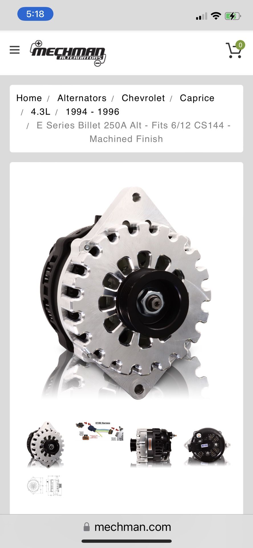Mechman Alternator 250A