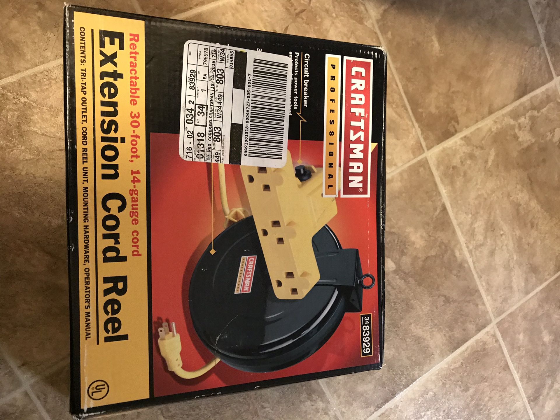Craftsman professional extension cord reel for Sale in Woodburn, OR