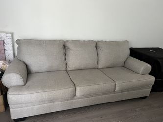 Grey Love Seat And Three Seater  Thumbnail