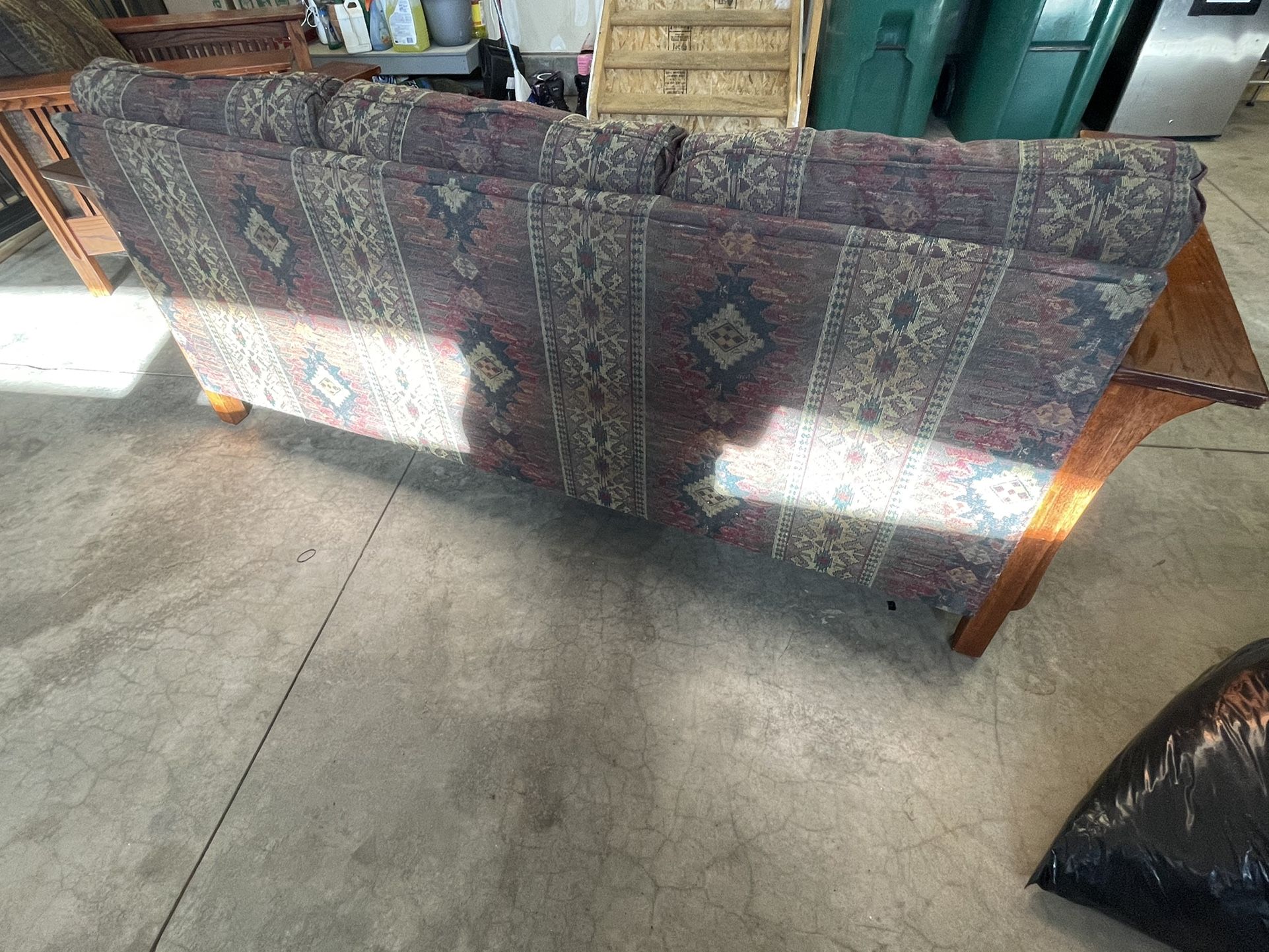 Mission sofa & oversized chair