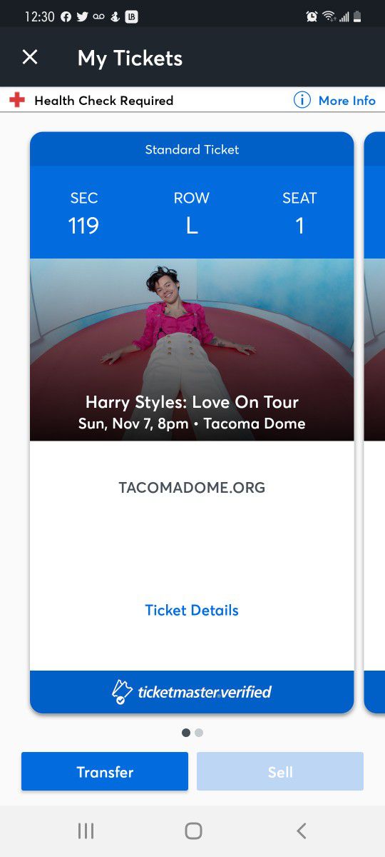 Harry Styles Tickets x2 @ The Tacoma Dome