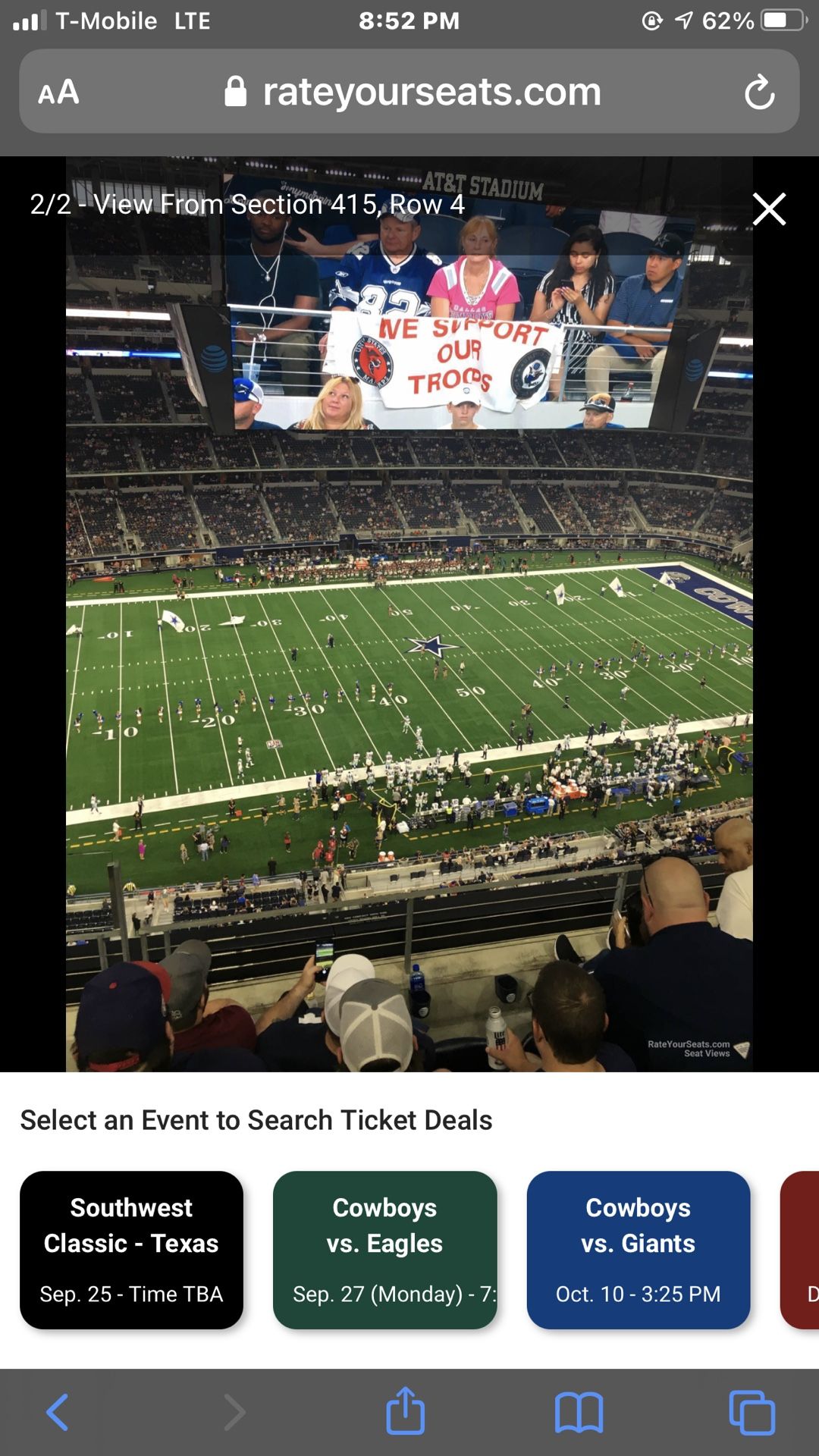 Dallas cowboys Tickets