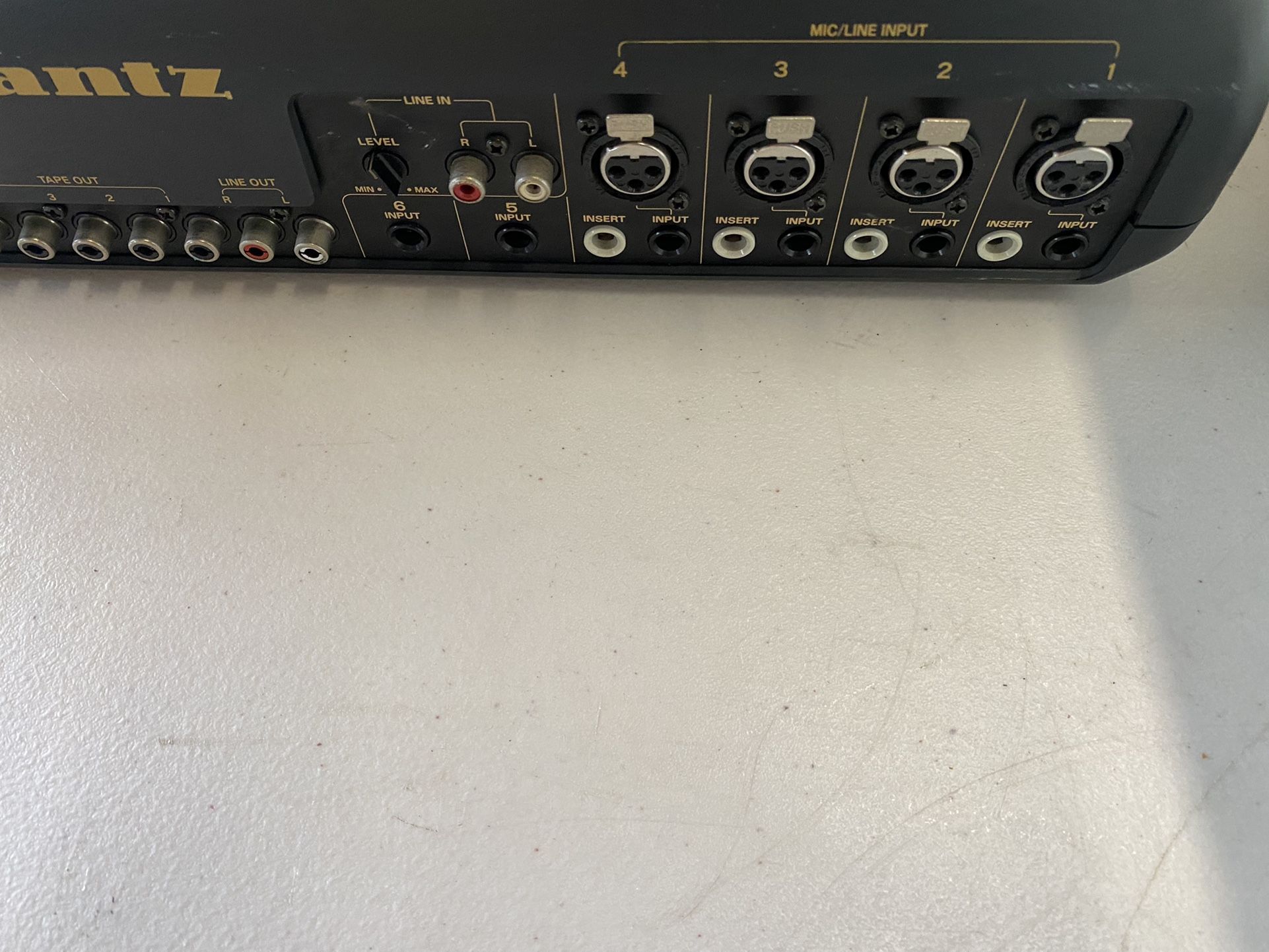 USED MARANTZ PROFESSIONAL 6 CHANNEL MIXER/4TRCK RECORDER PMD 740