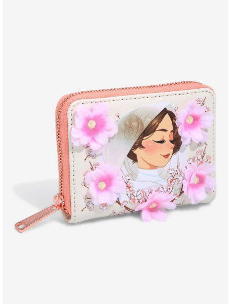 New Loungefly Star Wars Princess Leia Floral Small Wallet 💗