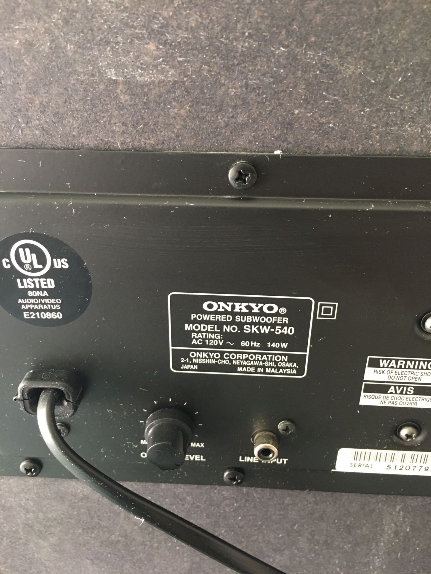 Onlyo subwoofer!!