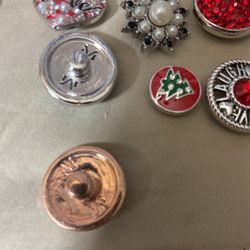 Rhinestones Button Jewelry Necklaces & Ring (20 PCs) Thumbnail