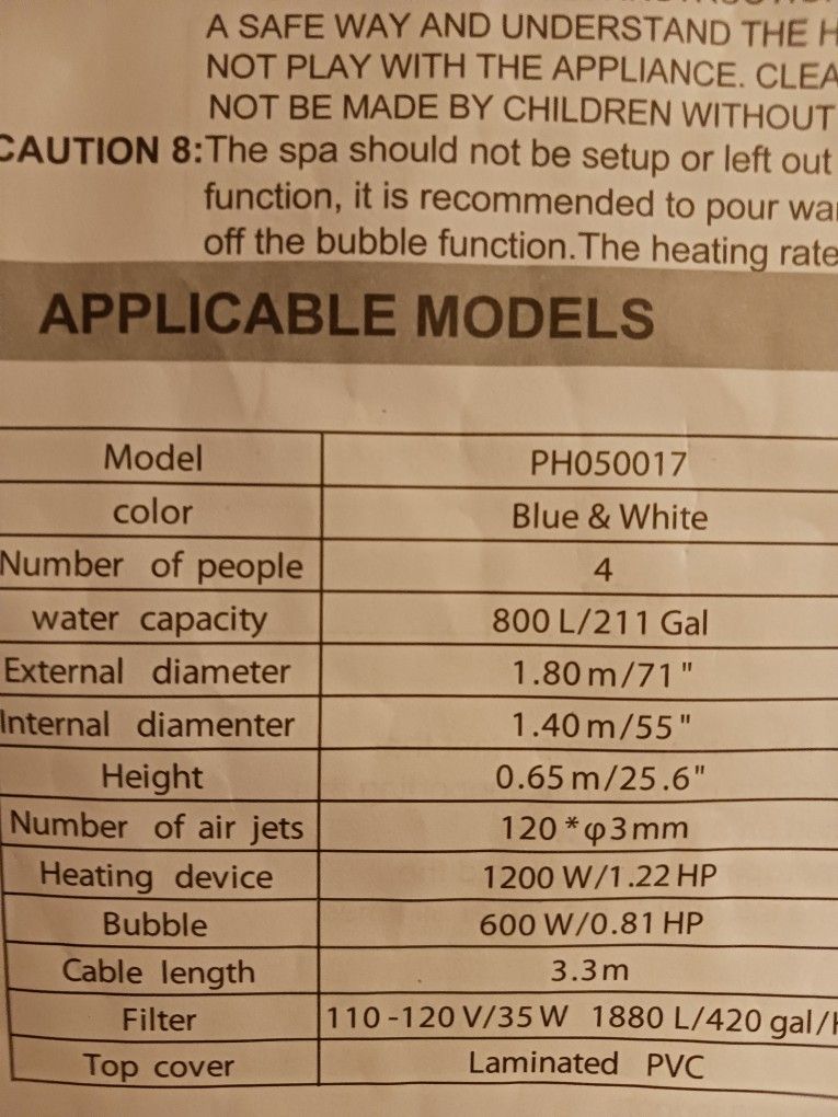 Hot Tub 4 Person