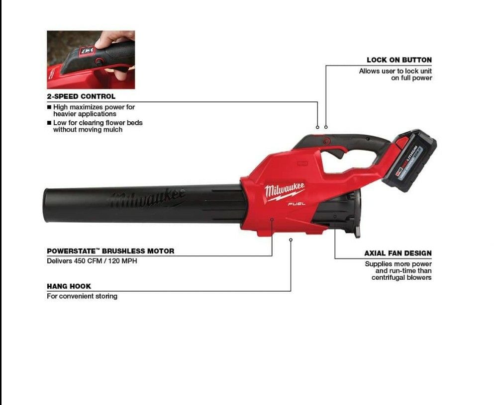 M18 FUEL Lithium-Ion Brushless Cordless QUIK-LOK String Trimmer/Blower Combo (2-Tool)
